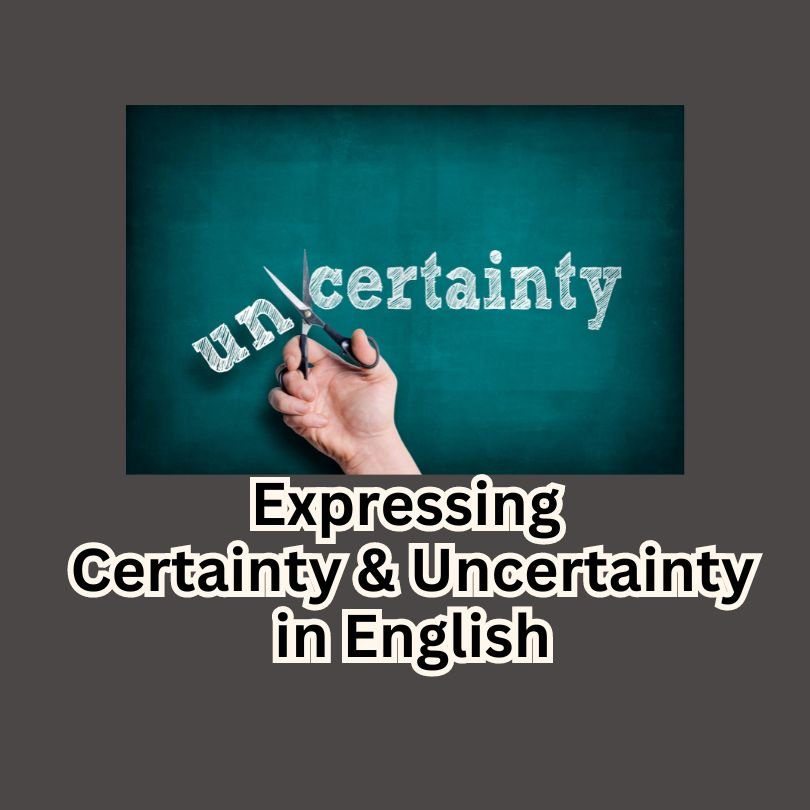 Understanding Certainty and Uncertainty in English: Expressions, Responses, and Daily Conversations