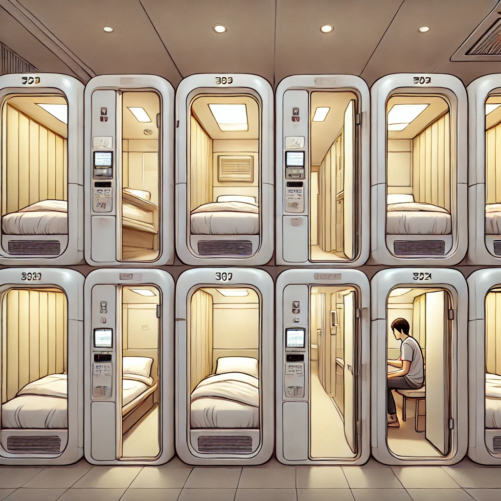 Japan’s Capsule Hotels